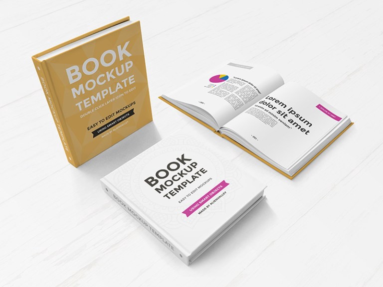 Free book mockup in square format · free octavo book mockup · free thin square book mockup · free square binded brochure mockup · free book mockup · free binded book . 10 Free Book Mockup For Publishing Presentation By Steven Han Medium