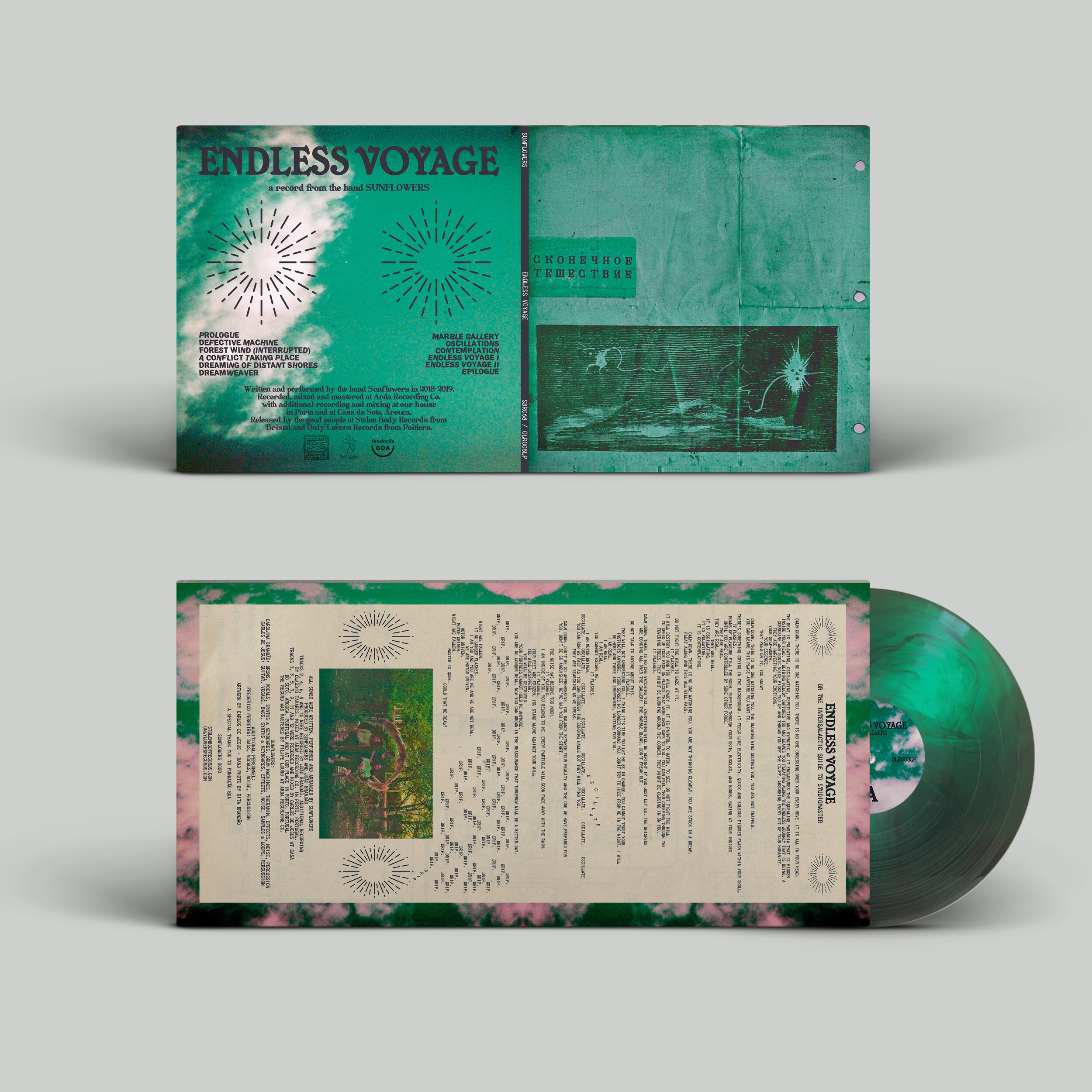 Photo Like · gatefold vinyl mockup pack (lpmu2). Sunflowers Endless Voyage Stolen Body Records