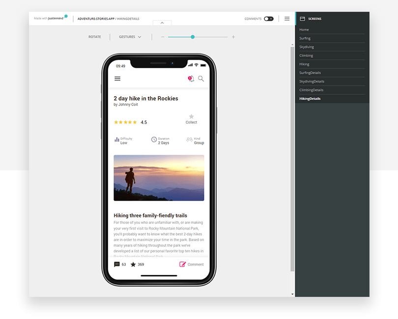 Bring your best interactive design ideas to life on a canvas in framer—a free app and website mockup tool. A Complete Guide To Designing Mobile App And Website Mockups By Justinmind Ux Planet