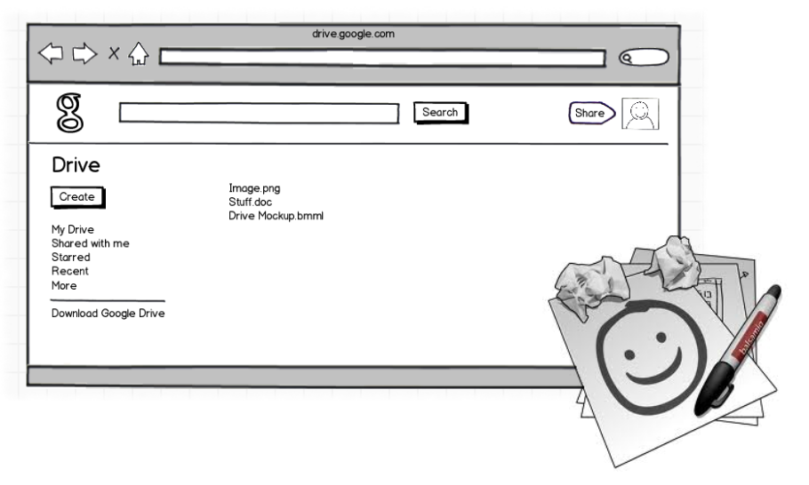 Transcript · 5 steps to creating great wireframes balsamiq · 6 a simple registeration page prototype design in balsamiq mockups. G Suite Developers Blog Integrating Balsamiq Mockups With Google Drive