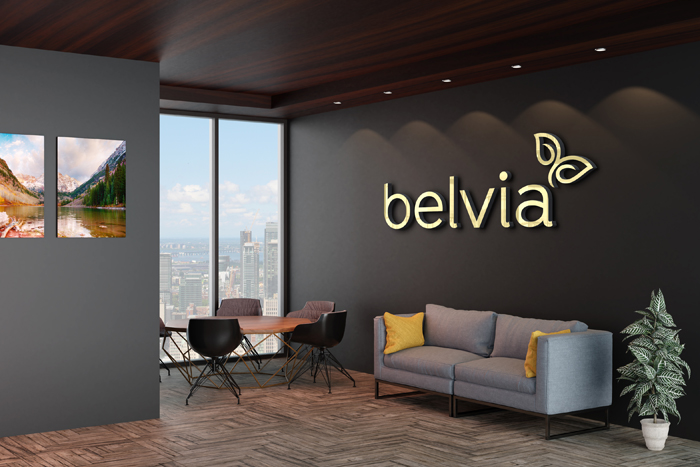 3d wall logo mockup coming in psd format that you can use it to elegantly showcase your designs in high resolution on simple wall . Modern Black Interior Wall Logo Mockup Free Download