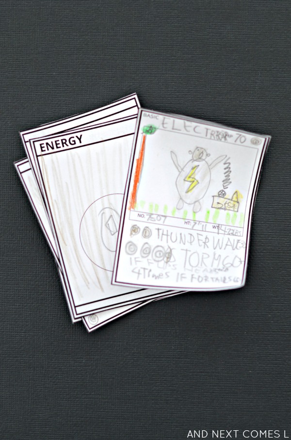 Want to make your own pokemon cards? Diy Pokemon Cards Free Printable Template And Next Comes L Hyperlexia Resources