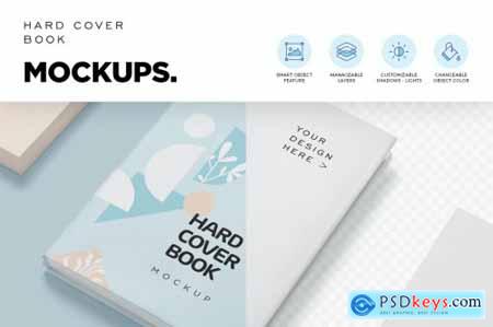 49+ Download A5 Hardcover Book Mockup Psd