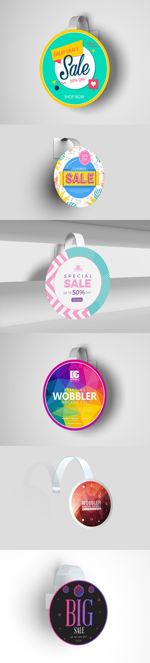 29+ Download Wobbler Mockup Psd