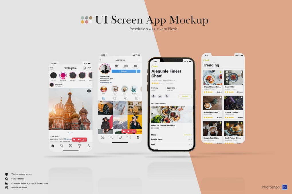 42+ Download Ui Mobile Mockup&nbsp;Psd