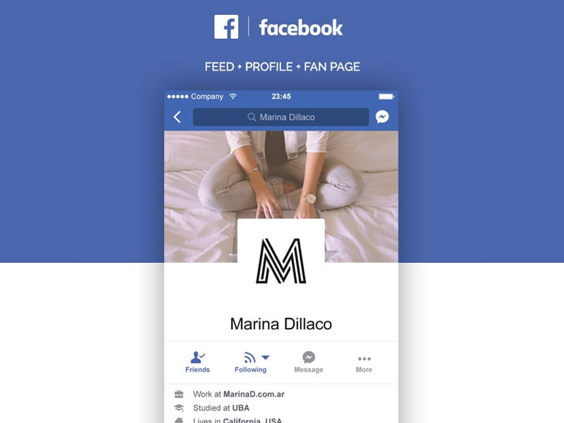 46+ Download Facebook Phone Mockup Free&nbsp;Psd