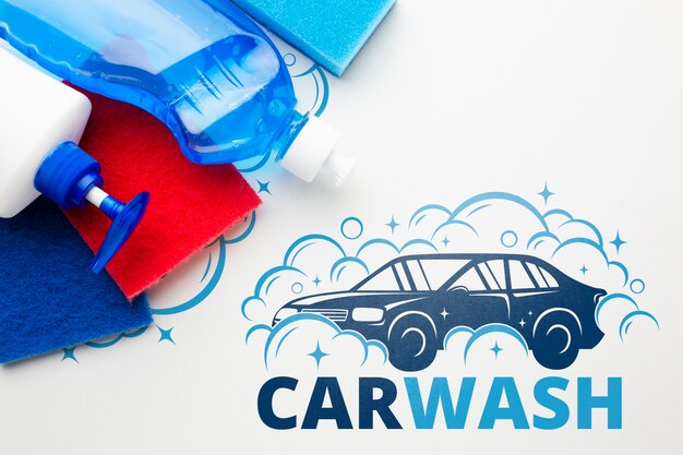 29+ Download Car Wash Mockup Psd